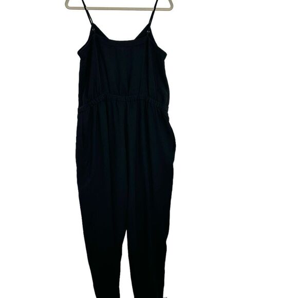 Madewell Faux Wrap Cami Jumpsuit in Black | Size L - Picture 7 of 11
